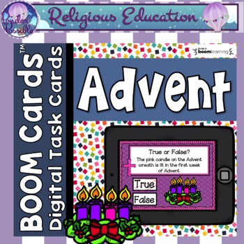 Preview of Advent: True or False - BOOM Cards (Digital & Distance Learning)