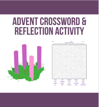 Preview of Advent Word Search & Reflection
