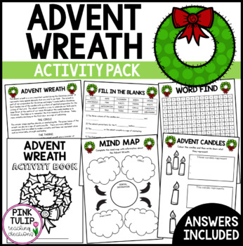 Preview of Advent Wreath Christmas Activities