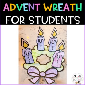 Preview of Advent Wreath Craft - Catholic - Christmas