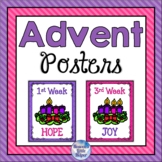 Advent Wreath Posters for Christmas