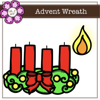advent wreath clip art