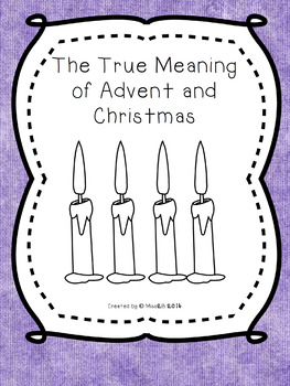 Preview of The True Meaning of Advent and Christmas Activities