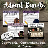 Advent and Christmas Bundle: Copywork, Reading Comprehensi