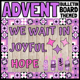 Advent bulletin board -  Advent themed - Advent Bulletin B