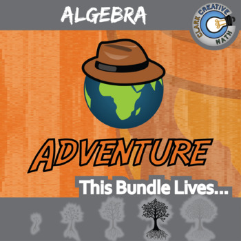 Preview of Adventure - ALGEBRA BUNDLE - Printable & Digital Activities