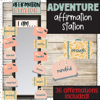 Adventure Affirmation Station | Positive Affirmations Classroom Mirror ...