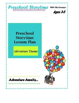 Preview of Adventure Awaits Preschool Lesson Plan