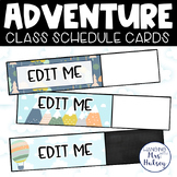 Adventure Class Schedule Cards