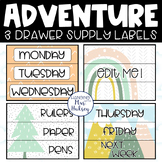 Adventure Editable 3 Drawer Labels