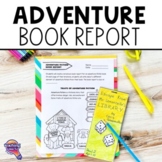 Adventure Genre Fiction Book Report Brochure Project & Rubric