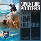 Adventure Posters (“Learn To” Series 4)