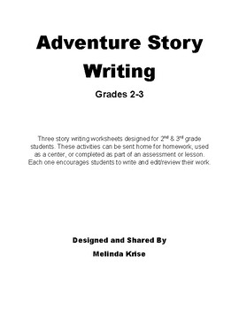 Preview of Adventure Story Writing