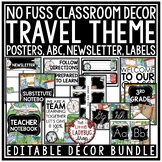 Adventure Travel Theme Classroom Décor Editable Newsletter
