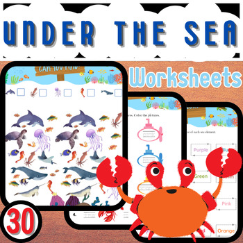 Preview of Adventure with "Ocean Odyssey: Engaging Under the Sea Activities for Children