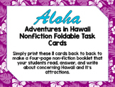 Adventures in Hawaii - Nonfiction Foldable Task Cards