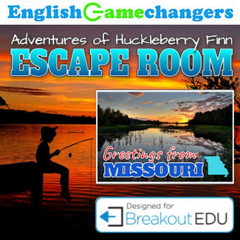 Preview of Adventures of Huckleberry Finn: Huck Finn Escape Room (Breakout EDU)