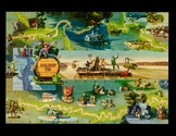 Adventures of Huckleberry Finn Literary Map Digitally Rema