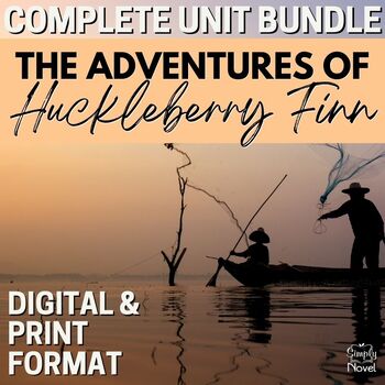 Preview of The Adventures of Huckleberry Finn (Huck Finn) Novel Study Unit - 300+ Pages