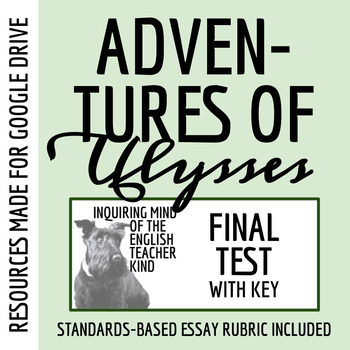 Preview of Adventures of Ulysses by Bernard Evslin Test and Answer Key for Google Drive