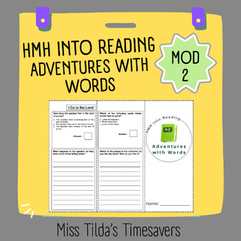 Preview of Adventures with Words - Grade 3 HMH into Reading (PDF & Digital)