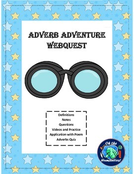 Preview of Adverb Webquest