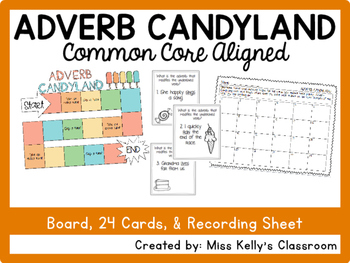 Preview of Adverb Candyland (Common Core Aligned)