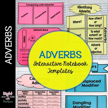 Preview of Adverbs Interactive Notebook