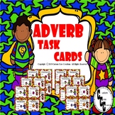 Adverb Task Cards Super Hero Version Back to School