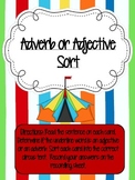 Adverb or Adjective? Sorting Center Circus Theme