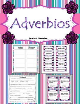 Preview of Adverbios - Adverbs (Spanish)