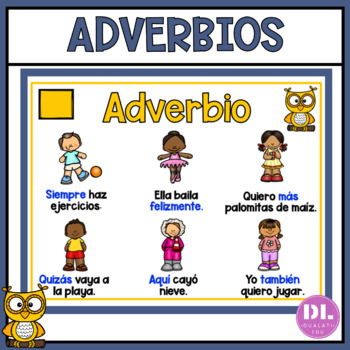 Adverbios (SPANISH) - Adverbs by Dualati Edu Bilingual Resources