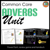 Adverbs Unit - Parts of Speech Unit (Adverb PowerPoint, Handouts)