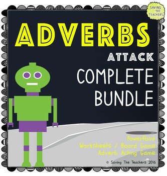 Preview of Adverbs Huge Bundle - Activities, Games, Worksheets, PPT