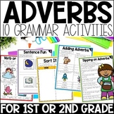 Adverbs Activities, Grammar Worksheets and Adverb Anchor Charts
