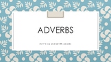 Adverbs - High School - Grammar