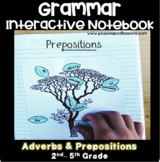 Adverbs Interactive Notebook and Prepositions Activity