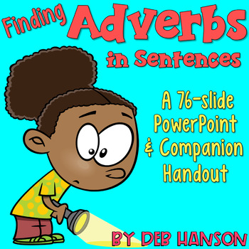 Preview of Adverbs PowerPoint Lesson with Practice Exercises