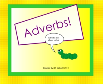 Preview of Adverbs Smartboard Lesson