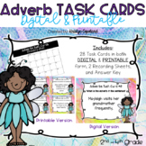 Adverbs Task Cards: Digital & Printable Versions