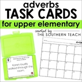 Adverbs Task Cards Grammar Activity - Print and Digital