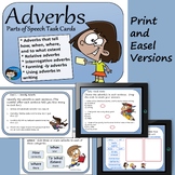 Adverbs Task Cards - Print and Easel Versions