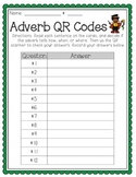 Adverbs Tell QR Task Cards FREEBIE!