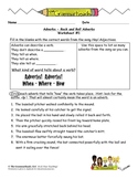 Adverbs Worksheet Packet and Lesson Plan - 8 pages plus an