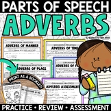 Adverbs Worksheets Grammar Activities Parts of Speech Prac