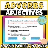 Adverbs and adjectives Digital worksheets 