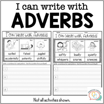 Adverbs Worksheets by Carrie Lutz | Teachers Pay Teachers