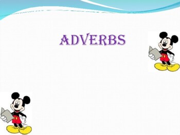 Preview of Adverbs lesson plan PowerPoint presentation(editable resource)