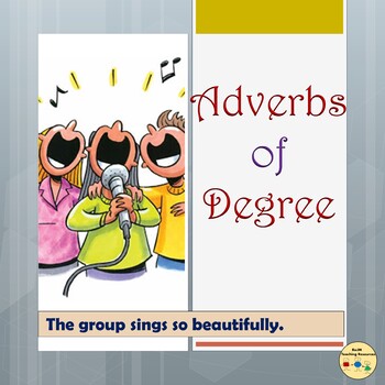 Adverbs Of Degree Worksheets Room Visuals Anchor Cards Flashcards Vocabulary