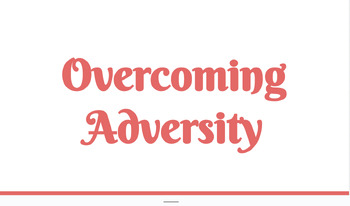 Preview of Adversity Lesson Plan